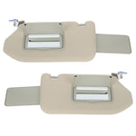 Sun Visor Tan Beige Left & Right sides with Sunroof for Nissan Infiniti (96400-9PB0A)- 2 PCS