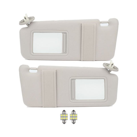 Sun Visor Gray Left & Right sides with Sunroof  for Toyota (74320-0T022-B1,74310-0T022-B1)- 2 PCS