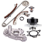 Timing Chain Oil Pump Water Pump Coolant Thermostat Housing Kit for TOYOTA - 1 set