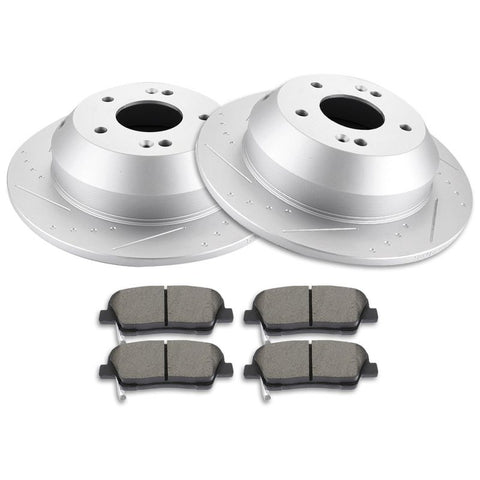 Brakes and Rotors (D1284-8401) For Kia-[2+4]