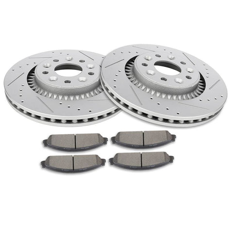 Brakes and Rotors (D1070-7975) For Ford-[2+4]