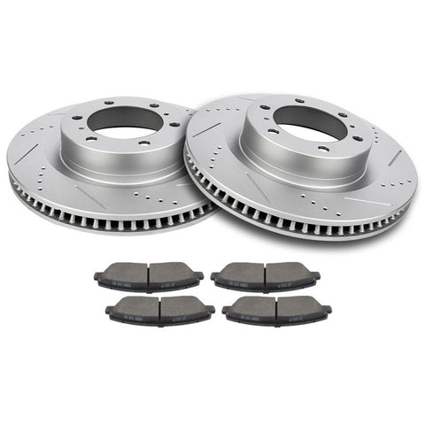 Brakes and Rotors (D1202-8400) For Kia-[2+4]