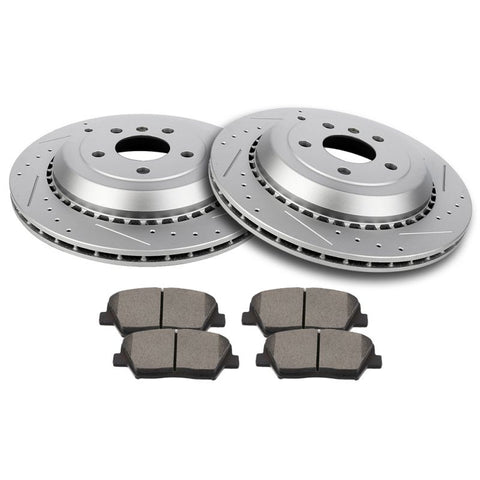 Brakes and Rotors (D1687-8549) For Kia-[2+4]