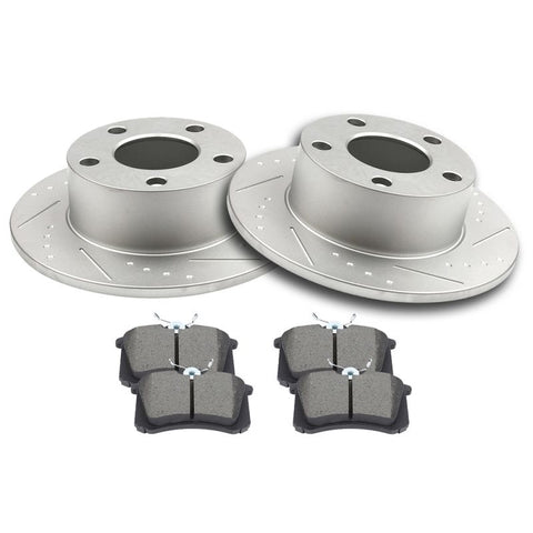 Brakes and Rotors (A0615601A) For Audi-[2+4]