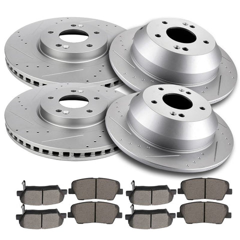 Brakes and Rotors (D1815-9094) For Kia-[4+8]