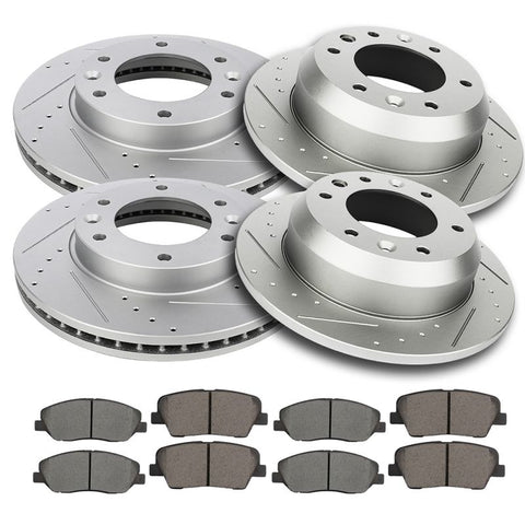 Brakes and Rotors (D1284-8401) For Kia-[4+8]