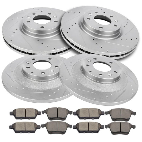 Brakes and Rotors (ATD1161C) For Mazda-[4+8]