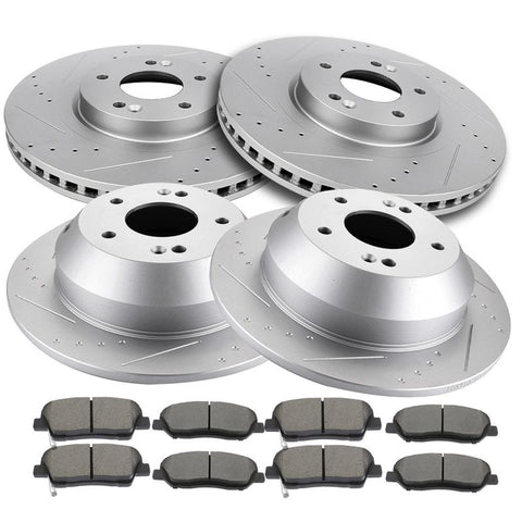 Brakes and Rotors (D1284-8401) For Hyundai-[4+8]