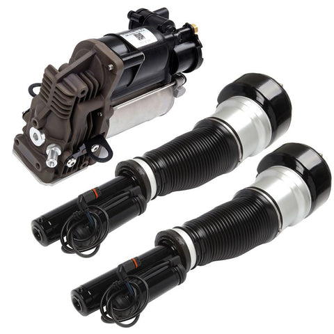 Air Suspension Strut And Pump (2213203513) Fit for Mercedes-Benz - 3 pcs