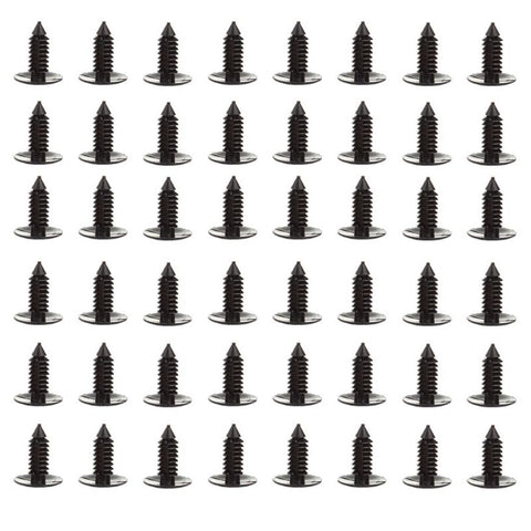 Nylon Black fender bumper fastener car clips(6030441)- 50Piece