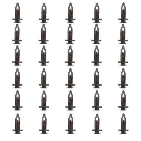 Nylon Black fender bumper fastener car clips(52161-16010)- 30Piece