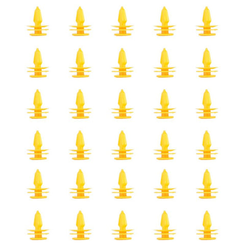 Nylon Yellow fender bumper fastener car clips(6507686-AA) -30 Piece