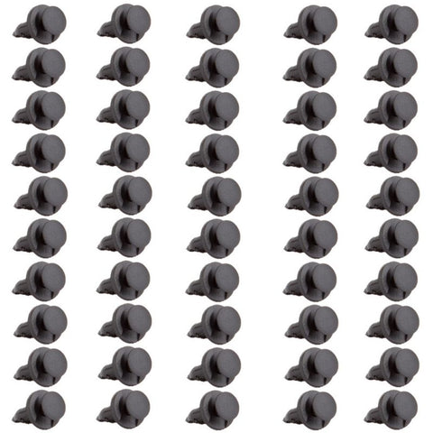 Nylon Black fender bumper fastener car clips- 50Piece