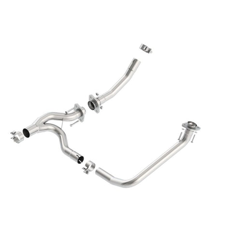 Downpipe Y-Pipe Dual 2" Into Single 2.5" 2012-2018 Jeep Wrangler JK 3.6L V6 |