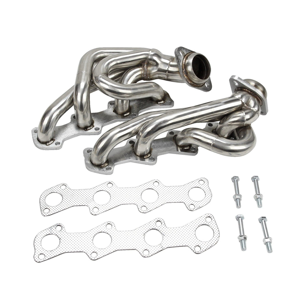 Custom Exahust Header Exhaust Header for 1999-2004 Ford F250/F350/F450 Super Duty V10 and 19 ...