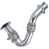 Exhaust Up-Pipe Y-Pipe for Ford 2003-2007 6.0L Powerstroke Diesel F250 F350 F450 Heavy Duty Polished |
