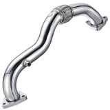 Exhaust Up-Pipe for Ford 2008-2010 6.4L Powerstroke Diesel Heavy Duty Polished NO EGR |