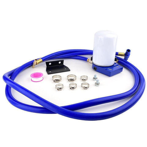 08-10 Ford 6.4L Powerstroke Coolant Filtration Kit - Blue
