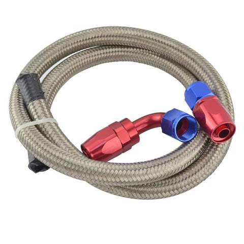 1 Meter AN12 Stainless Steel Braided Hose Line Kit