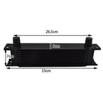SPELAB 10 Row AN10 Aluminum Engine Oil Cooler Radiator