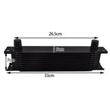 SPELAB 10 Row AN10 Aluminum Engine Oil Cooler Radiator