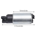 120LPH Electric Fuel Pump Install Kit with Strainer for Fuel Injection System