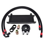 13 ROW 10AN Engine Racing Oil Cooler Kit