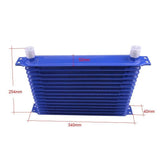 15 Row 10AN Aluminum Engine Oil Cooler Radiator