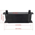 16 ROW 10AN Egine Adaptor Oil Cooler Kit
