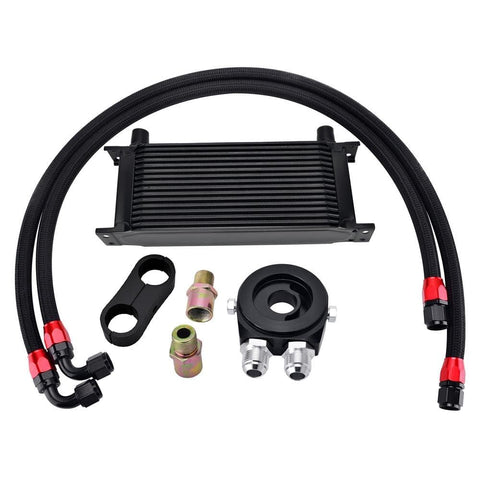 16 ROW 10AN Egine Adaptor Oil Cooler Kit