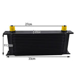 SPELAB 16 Row 10AN Aluminum Engine Oil Cooler Radiator