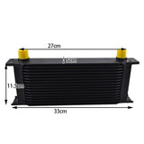 SPELAB 16 Row 10AN Aluminum Engine Oil Cooler Radiator