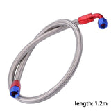 19 ROW 10AN Transmission Oil Cooler Oil Adapter Filter Cooler Plate 1M/1.2M/1.4M Stainless Steel Braided Hose Line