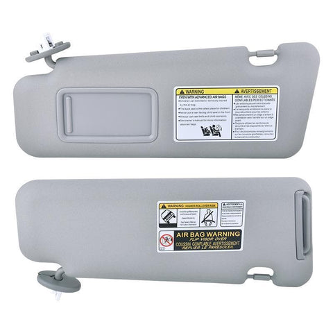 2008-2013 Toyota Highlander Left Driver Side Sun Visor W/Vanity Light 74320-48500-BO