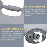 2008-2013 Toyota Highlander Left Driver Side Sun Visor W/Vanity Light 74320-48500-BO