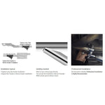 SPELAB 2.0/2.25/2.5/3.0 Inch Electric Stainless Exhaust Cutout with Remote control With Be cut Pipe Exhaust Cut out
