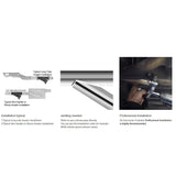 SPELAB 2.0/2.25/2.5/3.0 Inch Electric Stainless Exhaust Cutout with Remote control With Be cut Pipe Exhaust Cut out