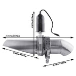 SPELAB 2.0/2.25/2.5/3.0 Inch Remote Dual Diy Fabricator Cut Out Valve Electric Exhaust Cutout Kit