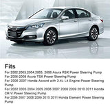 21-5341 Power Steering Pump for 2003 2004 2005 Honda Accord 2.4L, OE-Quality, Replace # 56110-RAA-A01 56110RAAA03 96-5341 5776 990-0656