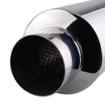 SPELAB 2.25/2.5/3.0 Performance Exhaust Tip Muffler Outlet Stainless Steel Universal 13.8" Length