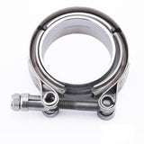 2.25 Inch Stainless Steel V-Band Clamp and Mild Steel Male/Female Interlocking Flanges