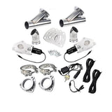 2.5 Inch Dual Manual Switch Electric Exhaust Cutout Valve