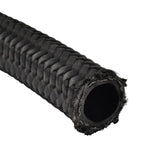 3 Meter AN8 Nylon Braided Oil Hose Black
