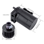 SPELAB 300 ML Aluminum Baffled Oil Catch Tank With Filter