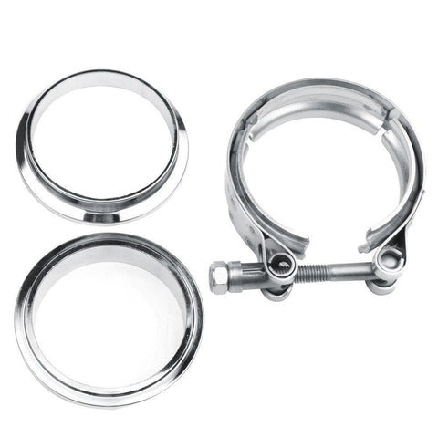 3.5 Inch Stainless Steel V-Band Clamp and Mild Steel Male/Female Interlocking Flanges