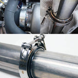 3.5 Inch Stainless Steel V-Band Clamp and Mild Steel Male/Female Interlocking Flanges