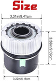 4WD Auto Locking Hub Compatible with 1999-2004 Ford F250 F350 F450 F550, 2000-2005 Ford Excursion, 2001-2002 Ford Expedition Lincoln Navigator 1C3Z-3B396-CB/ 1C3Z3B396CB/ 600-203/600203