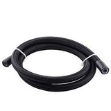 SPELAB 6AN 1/3/5 Meter PTFE E85 Hose, Nylon Stainless Steel Braided Fuel Injection Line Black
