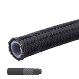 SPELAB 6AN 1/3/5 Meter PTFE E85 Hose, Nylon Stainless Steel Braided Fuel Injection Line Black