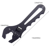 SPELAB AN Hose Fitting Wrench Adjustable Spanner Lightweight Aluminum 3AN-16AN Adapters End